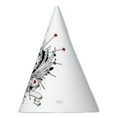 Rock & Roll Gitarre Heavy Metal Band Musiker Partyhütchen (Rechts)