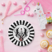 Rock & Roll Gitarre Rocker Metal Musician Party Pappteller (Party)