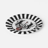 Rock & Roll Gitarre Rocker Metal Musician Party Pappteller (Schrägansicht)