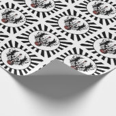 Rock & Roll Gitarrenrocker Heavy Metal Musiker Geschenkpapier (Ecke)