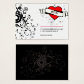 Rock & Roll Grungy Heart Music Themed Wedding (Vorne & Hinten)