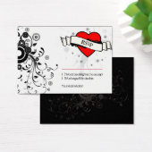 Rock & Roll Grungy Heart Music Themed Wedding (Schreibtisch)