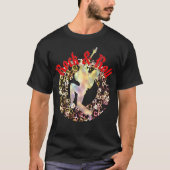 Rock & Roll Guitar T - Shirt | Neon Music Festival (Vorderseite)