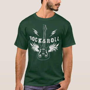 Rock Roll Guitar Wings Music for Gitarrist Electr T-Shirt