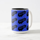 Rock & Roll Guitar Zweifarbige Tasse (VorderseiteRechts)
