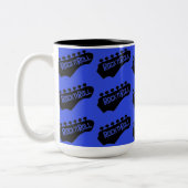 Rock & Roll Guitar Zweifarbige Tasse (Links)