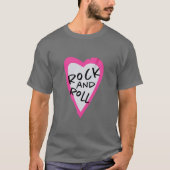 Rock & Roll Herz T-Shirt (Vorderseite)