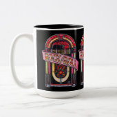 Rock & Roll Juke Box Retro Tasse (Links)