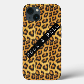 Rock & Roll Leoparden-Druck-Handyhülle iPhone 13 Hülle