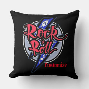 Rock & Roll Lightning Kissen