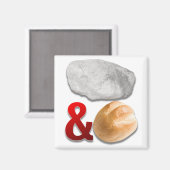 Rock & Roll Magnet (Vorderseite/Rückseite)