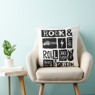 Rock & Roll Music Lover's Delight Kissen