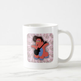 Rock Roll Musical Monster Cartoon Spaß Kunst Kaffeetasse