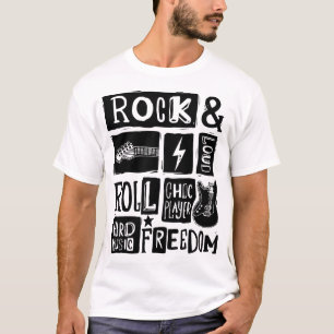 Rock & Roll Musikliebhabers Freude T-Shirt
