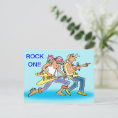 ROCK & ROLL POST CARDS FOR ROCKERS POSTKARTE (Stehend Vorderseite)