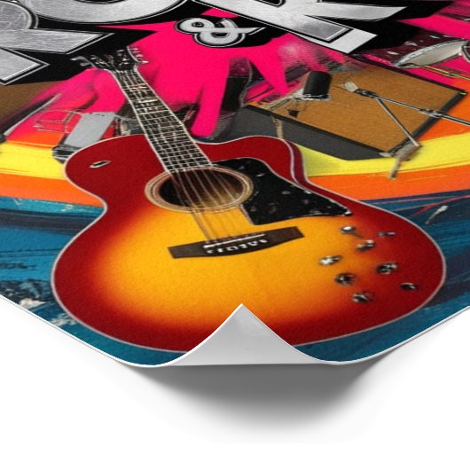 Rock & Roll Poster (Ecke)