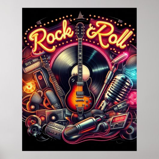 Rock & Roll Poster (Vorne)