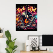 Rock & Roll Poster (Heimbüro)