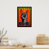 Rock & Roll Poster (Küche)