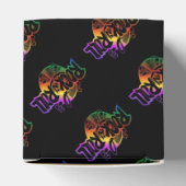 Rock & Roll Rainbow Music Pattern Box Herz-Farm-Bo Geschenkschachtel (Oben)