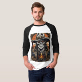 "Rock & Roll Rebellion Skull T - Shirt" T-Shirt (Vorne ganz)