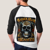 "Rock & Roll Rebellion Skull T - Shirt" T-Shirt (Rückseite)