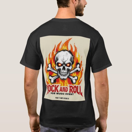 Rock & Roll Rebellion T-Shirt (Rückseite)