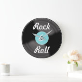 Rock & Roll Record Clock Große Wanduhr (Zuhause)