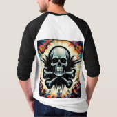Rock & Roll Schädel Festival T-Shirt (Rückseite)