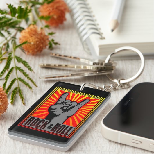 Rock & Roll Schlüsselanhänger (Vorderseite rechts)