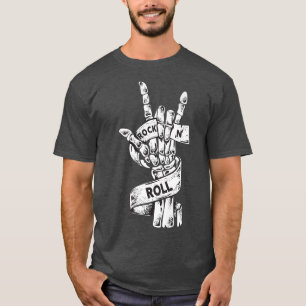Rock & Roll Skeleton Gitarrenmusik Lover Rockstar1 T-Shirt