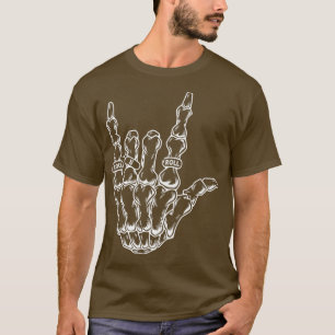Rock & Roll Skeleton Gitarrenmusik Lover Rockstar1 T-Shirt