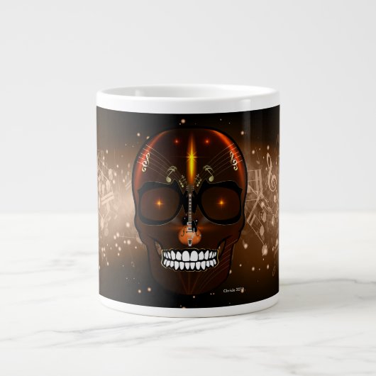 Rock & Roll Skeleton Tasse (Vorderseite)