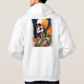 Rock & Roll Skull Crossbones T-Shirt Design – Hoodie (Rückseite)