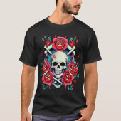 Rock & Roll Tattoo T - Shirt - fett, Edgy und Icon (Vorderseite)