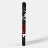 Rock & Roll Typografie - schwarz Case-Mate iPhone Hülle (Rückseite / Rechts)