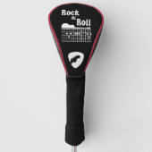 Rock & Roll Vater Fun Gitarren Akkord Cover Golf Headcover (Vorderseite)