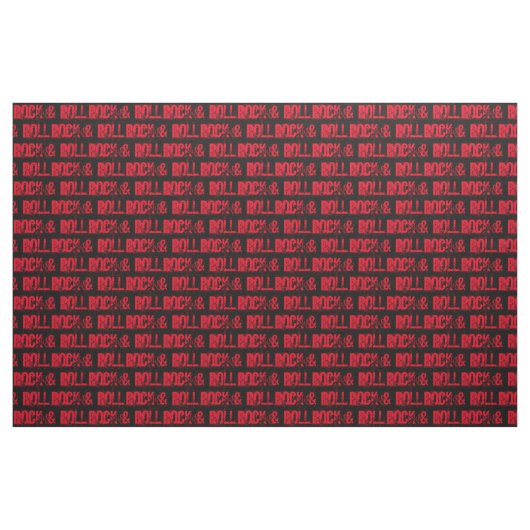 Rock-Rolle Stoff (Fat Quarter (45,7 x 55,9 cm))