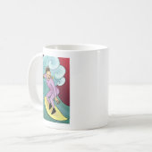Rock Rose Surfer Kaffeetasse (Vorderseite Links)