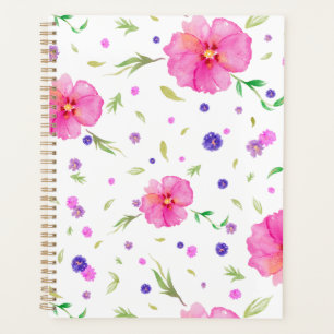 Rock Rose Wasserfarbener Blumenplaner - Geschenk f Planer