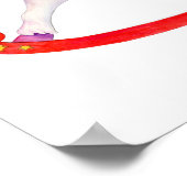 Rock Ross Aquarellkunst Kinder Kinderzimmer Poster (Ecke)