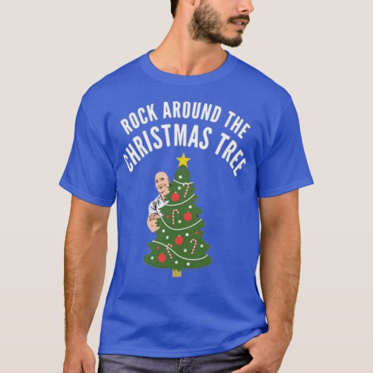 Rock rund um den Weihnachtsbaum T-Shirt (Vorderseite)