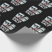 Rock Salt Funny Condition Music Pun Dark BG Geschenkpapier (Ecke)