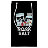 Rock Salt Funny Condition Music Pun Dark BG Kleine Geschenktüte (Vorderseite)