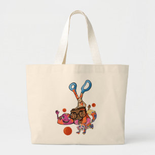 Rock, Schere, Paperbag mit Splashy Jumbo Stoffbeutel