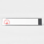 Rock Schreibtischnamensplakette (Vorderseite )