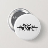 Rock Scissors Trumpet Button (Vorne & Hinten)