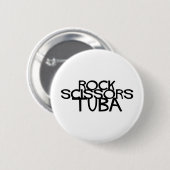 Rock Scissors Tuba Button (Vorne & Hinten)