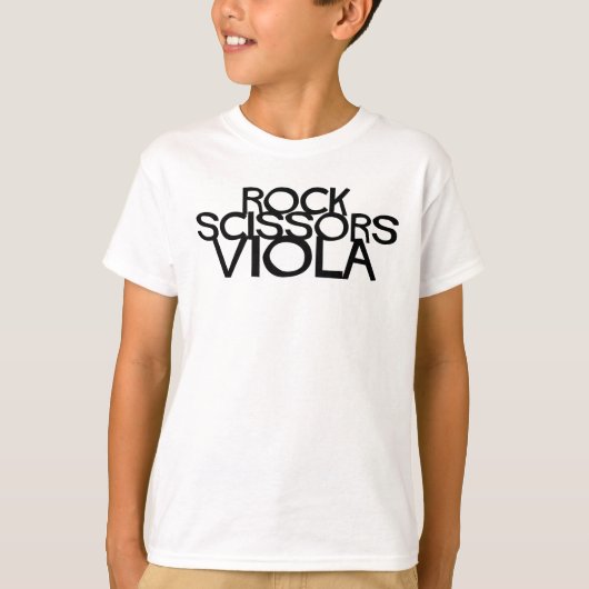 Rock Scissors Viola T-Shirt (Vorderseite)