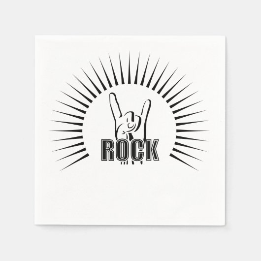 Rock Serviette (Vorderseite)